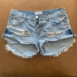 One Teaspoon Bandit Denim Shorts